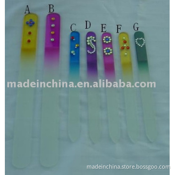 Glass Nail Files with Diamonds